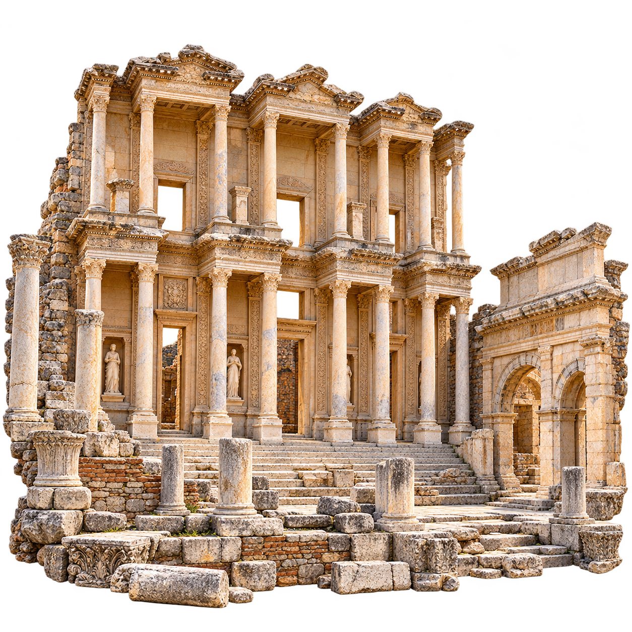 Greco-Roman Library Ruins